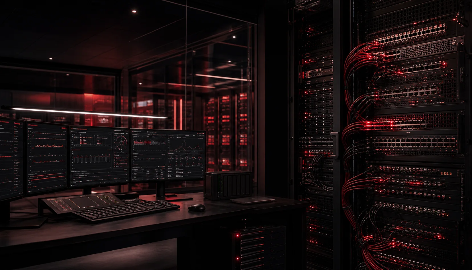 Infrastruttura enterprise DACOS con networking e controllo operativo