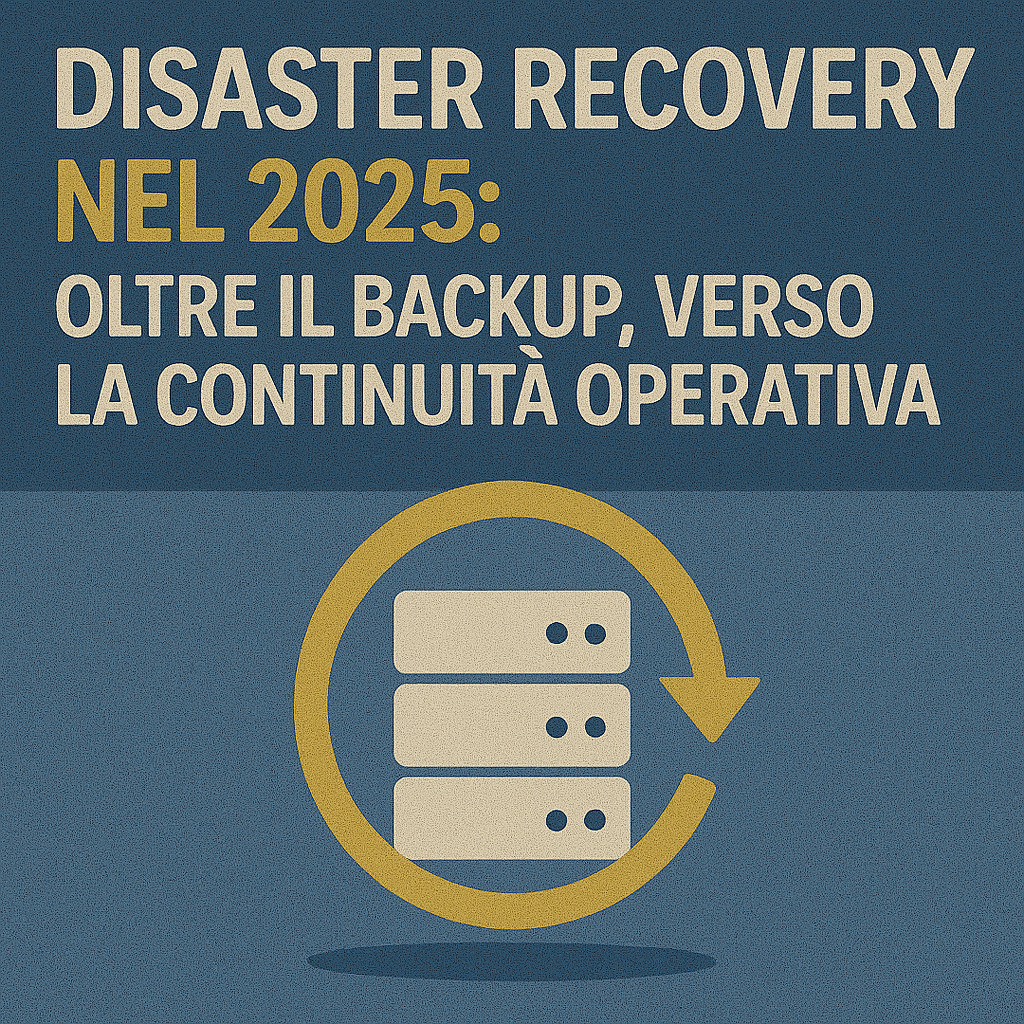 Disaster Recovery nel 2025: oltre il backup, verso la continuità operativa