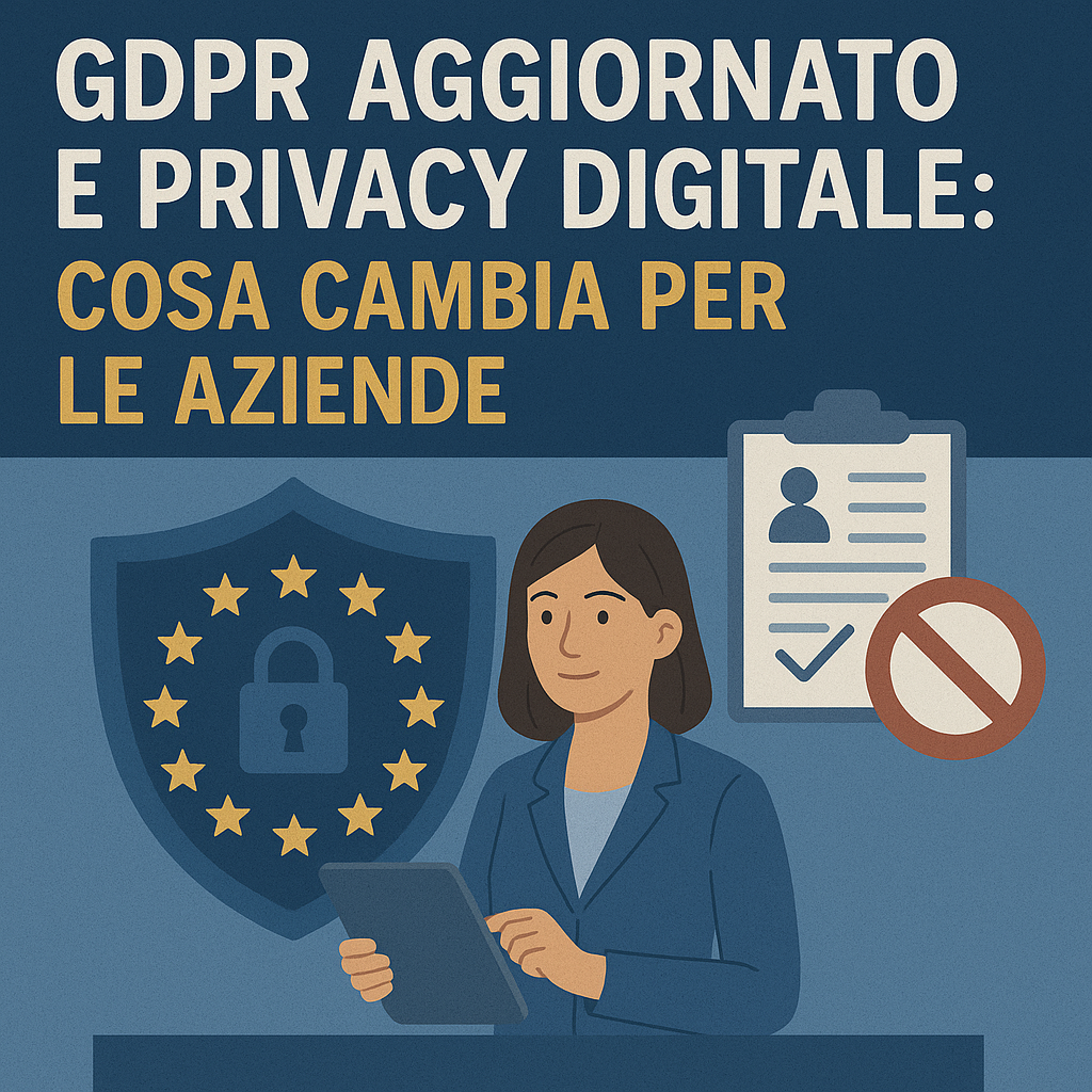 GDPR aggiornato e privacy digitale: cosa cambia per le aziende