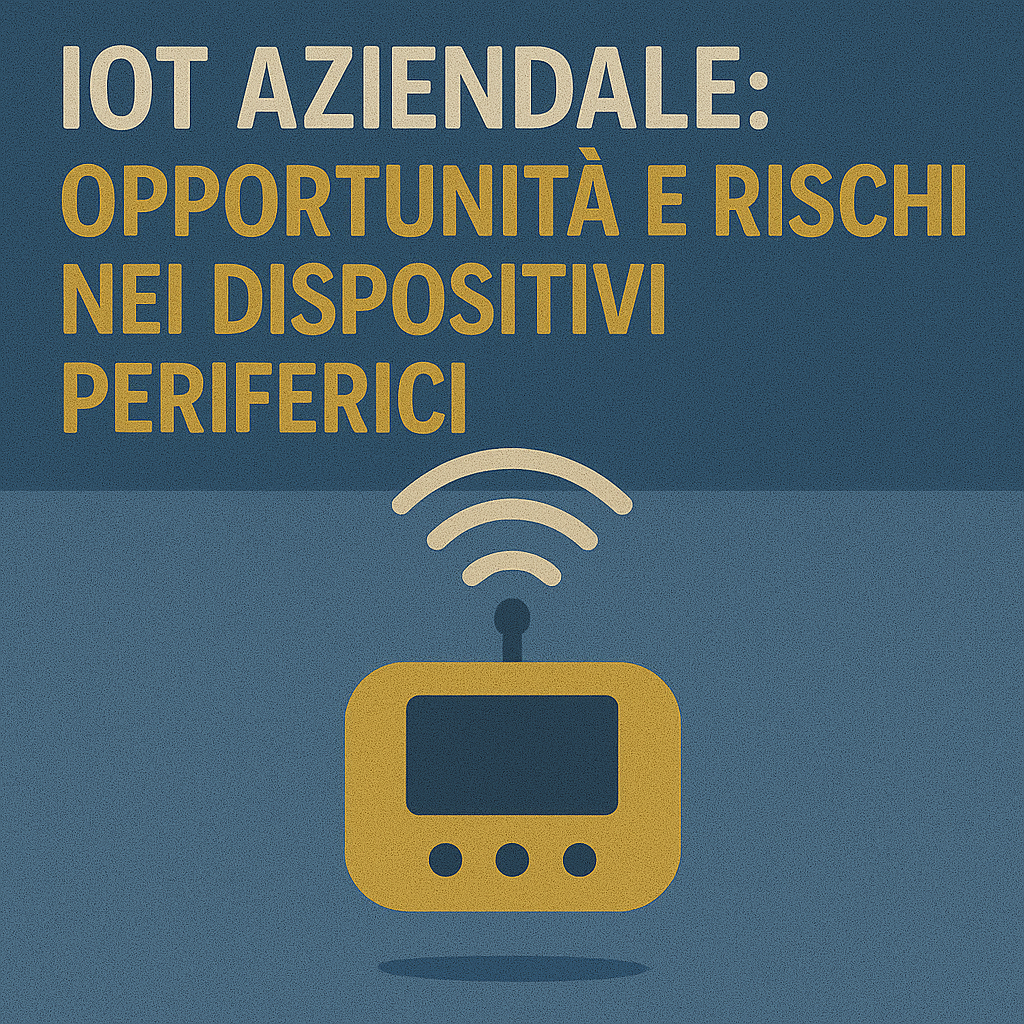 IoT aziendale: opportunità e rischi nei dispositivi periferici