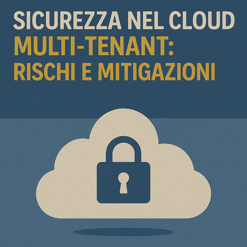 Sicurezza nel cloud multi-tenant: rischi e mitigazioni